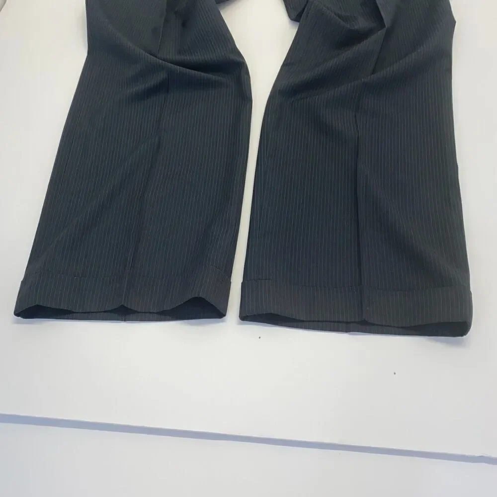 Tzarelli Designed Italy Men’s Wool Dress Pants Size 38R Black